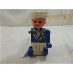 VINTAGE TOMY TOY SAILOR 1976 PULL BACK & GO