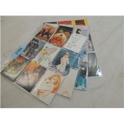 LOT 34 MISC BORIS 4 & OLIVIA 3 TRADING CARDS