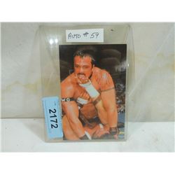 BUFF BAGWELL #59 WCW/NWO WRESTLING SUPERSTARS AUTO