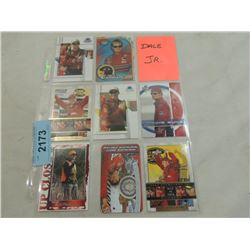 LOT 8 DALE EARNHARDT JR RACING CARDS