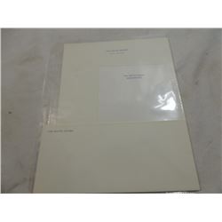 WHITE HOUSE STATIONARY