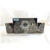 Image 3 : ART DECO 3 PIECE MARBLE CLOCK SET