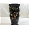 Image 2 : BLACK ENGLISH BLACK AMETHYST GLASS VASE