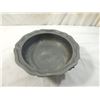 Image 3 : FOOTED PEWTER BOWL