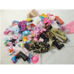 BOX LOT ASSORTED DOLL ACCESSORIES