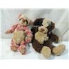 Image 1 : LOT 2 GANZ COTTAGE TEDDY BEAR & DOG