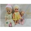 Image 1 : LOT 3 VINTAGE UNMARKED DOLLS
