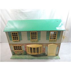 VINTAGE TIN LITHO DOLLHOUSE