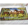 Image 1 : VINTAGE TAPESTRY HORSES AT PASTURE TAPESTRY