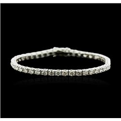 14KT White Gold 6.90ctw Diamond Tennis Bracelet