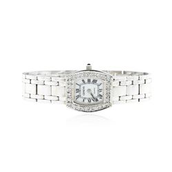 Geneve 14KT White Gold Diamond Ladies Watch