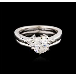 14KT White Gold 1.10ctw Diamond Ring