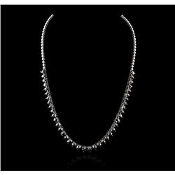 14KT White Gold 10.75ctw Diamond Necklace
