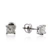Image 2 : 14KT White Gold 1.15ctw Diamond Solitaire Earrings
