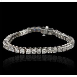 14KT White Gold 9.25ctw Diamond Tennis Bracelet