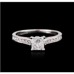 18KT White Gold 1.18ctw Diamond Ring