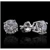 Image 2 : 14KT White Gold 1.97ctw Diamond Earrings