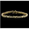Image 1 : 14KT Yellow Gold 1.63ctw Diamond Bracelet