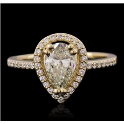 14KT Yellow Gold 1.26ctw Diamond Ring