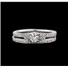 Image 1 : 0.55ctw Diamond Wedding Ring Set - 14KT White Gold