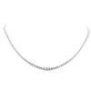 Image 1 : 14KT White Gold 10.86ctw Diamond Necklace