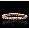 Image 1 : 14KT Rose Gold 0.70ctw Diamond Ring