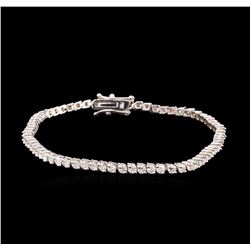 18KT White Gold 2.13ctw Diamond Tennis Bracelet