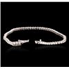 Image 3 : 18KT White Gold 2.13ctw Diamond Tennis Bracelet