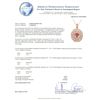 Image 3 : 14KT Rose Gold 2.16ct Tourmaline and Diamond Pendant With Chain
