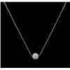 Image 2 : 2.00ctw Diamond Necklace - 18KT White Gold