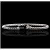 Image 3 : 14KT White Gold 3.48ctw Diamond Bracelet