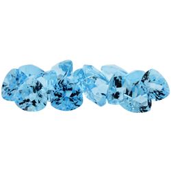 57.93cts Trillion Cut Natural Blue Topaz Parcel