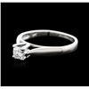 Image 2 : Platinum 0.30ct Diamond Solitaire Ring