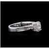 Image 2 : Platinum 1.64ctw Diamond Ring