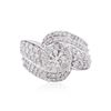 Image 1 : 14KT White Gold 2.44ctw Diamond Ring