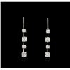 Image 1 : 14KT White Gold 2.24ctw Diamond Earrings
