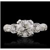 Image 1 : 14KT White Gold 2.41ctw Diamond Ring