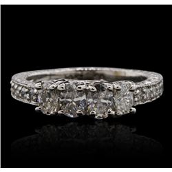 14KT White Gold 1.27ctw Diamond Ring