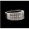 Image 2 : 18KT White Gold 2.89ctw Diamond Ring