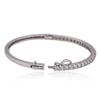 Image 3 : 14KT White Gold 1.93ctw Diamond Bangle Bracelet