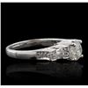 Image 2 : 18KT White Gold 1.47ctw Diamond  Ring