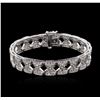Image 1 : 14KT White Gold 2.18ctw Diamond Bracelet