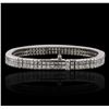 Image 2 : Platinum 7.77ctw Diamond Bracelet