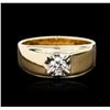 Image 1 : 14KT Yellow Gold 0.30ct Solitaire Ring