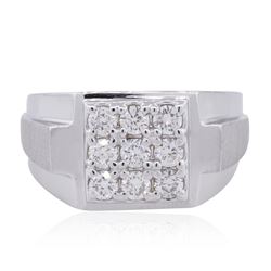 14KT White Gold 0.80ctw Diamond Ring