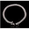 Image 3 : 14KT White Gold 1.00ctw Diamond Bracelet