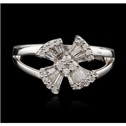 18KT White Gold 0.20ctw Diamond Ring