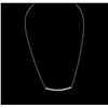 Image 1 : 14KT White Gold 0.84ctw Diamond Necklace