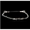 Image 2 : 14KT White Gold 0.26ctw Diamond Bracelet