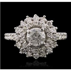 14KT White Gold 1.87ctw Diamond Ring